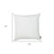 Homeroots White Honey Decorative Throw Pillow Cover2 Piece 18 x 18 in. 355368 - alternate 6